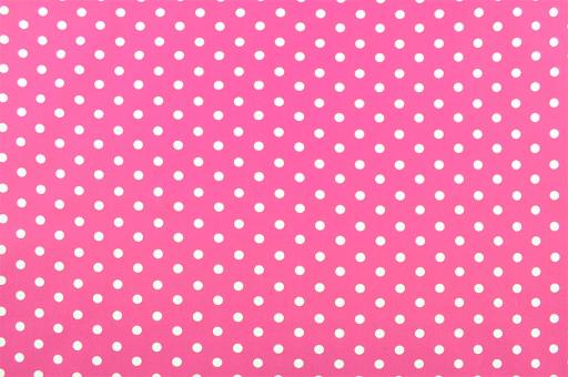 Patchwork-Stoff Classic - Punkte - Pink/Weiß 