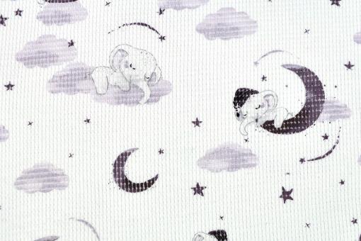 Waffel-Jersey - Schlummer-Elefant 