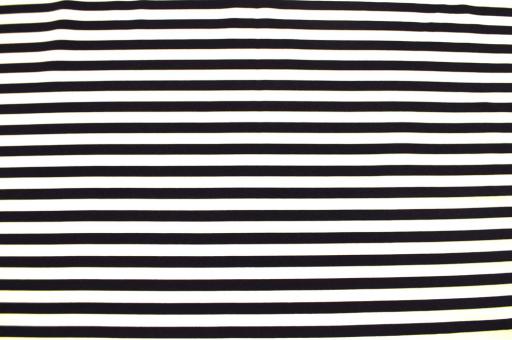 Viskosejersey - Navy Stripes 