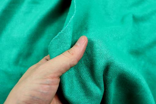 Strickstoff mit Viskose-Anteil - Grün 