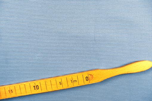 Gerippter Sportjersey in Hellblau 