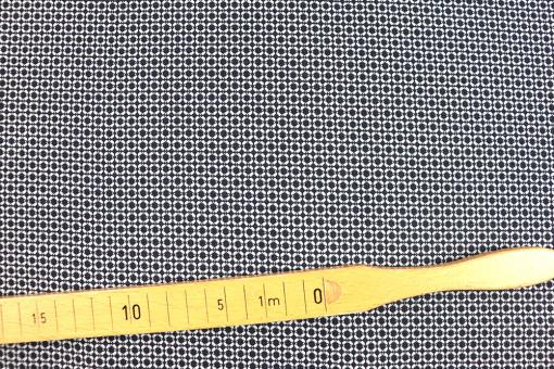 Jacquard aus Baumwoll-Mix mit kleinen Kreisen 