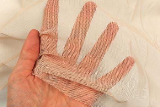 Mesh Superstretch - ultrafein - Nude 