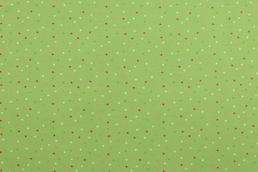 Jersey-Stoff - Green Dots 