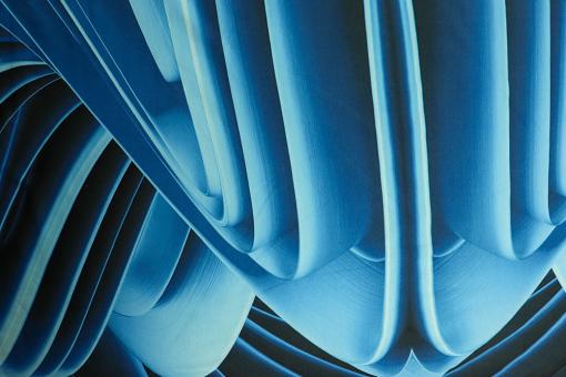 Jersey-Stoff - Blue Maze 