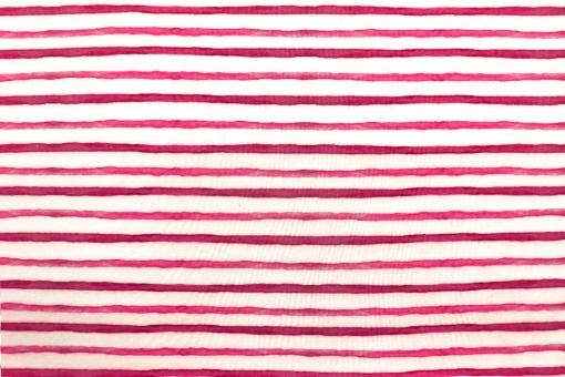 Jersey Stoff mit pinken Streifen 