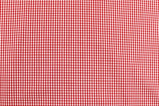 Vichy Karo Stoff in Rot 