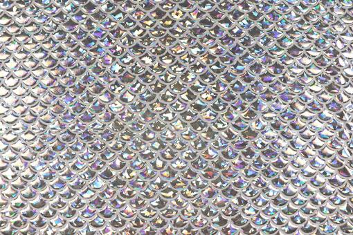 Tanzkleiderstoff - Meerjungfrau - Silber 