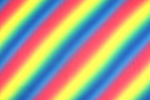 Chiffon-Stoff - Regenbogen 