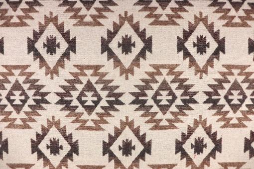 Poncho deluxe - Sand/Braun 