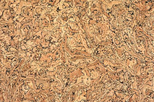 Kork-Stoff mit Maserung 