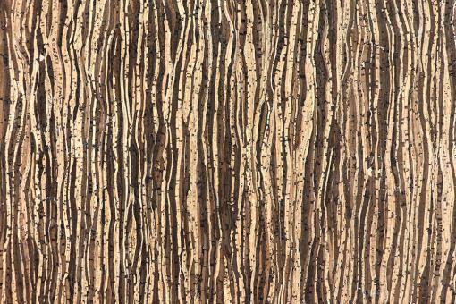 Kork-Stoff in dunkler Holz Optik 