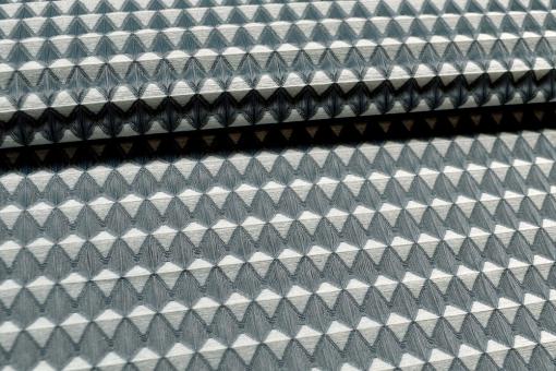 Akustik-Stoff - Trevira CS - permanent schwer entflammbar - 60 cm - Silber/Grau 
