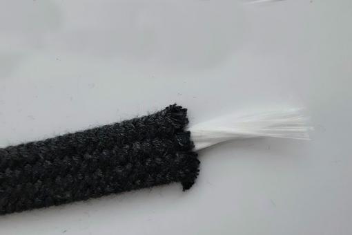 Stuhlbezugs-Gurtband  Premium - rund geflochten - Ø 1,7 cm Taupe