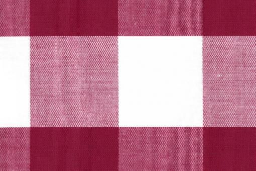 Vichy-Karo Augsburg 5,5 cm Bordeaux