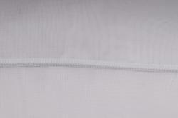 Voile mit Bleiband - 300 cm - Weiß - Weiß - 4,0 Meter Weiß