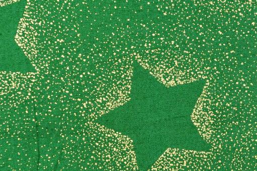 Glitzer-Weihnachtsstoff - Stardust - Green 