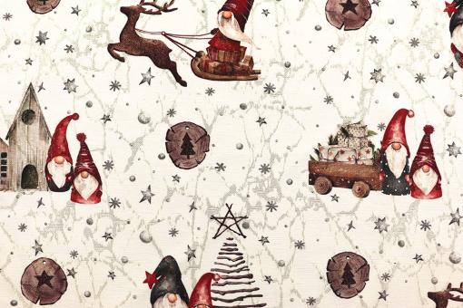 Glitzer-Jacquard - Wichtelige Weihnachten 
