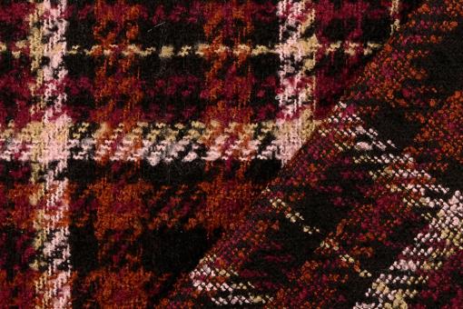 Tweed - Scottish Karo - Rot 