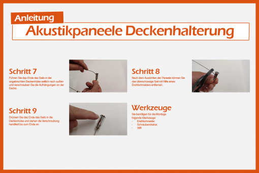 Akustikpaneel Decke - Holzdielen - inkl. Befestigung - 160 x 50 cm 