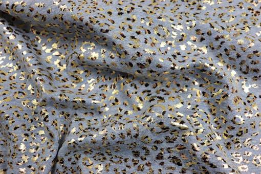Alpen-Fleece - Luxury Leo - Grau/Gold 