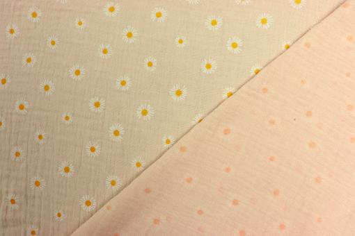 Double Gauze - Daisy - Rosa 