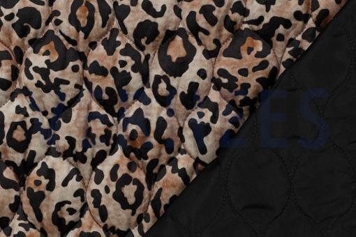 Steppstoff Velours - Leo-Love 