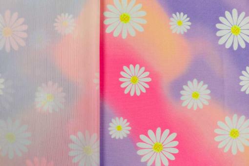Badeanzugstoff - Gradient Flowers 