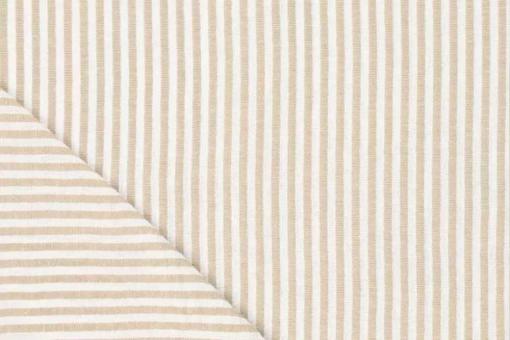 Leinen-Look - Stripes of Breeze - Beige 