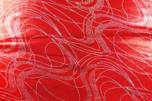 Tanzkleiderstoff Lycra - Flow - Rot 
