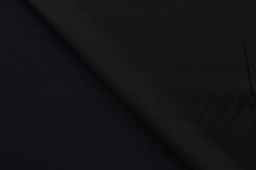 Viskose Satin-Stoff Schwarz