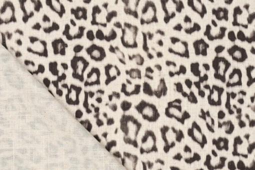 Leinen-Viskose Deluxe mit Vintage Leo 