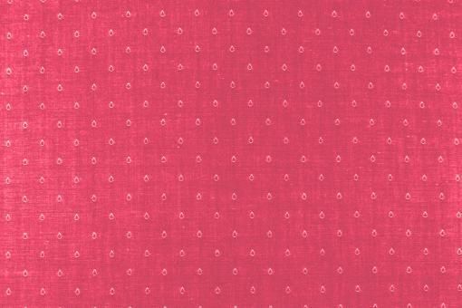 Baumwolle Gotita - Tröpfchen - TwoTone Pink/Weiß