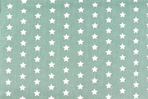 Baumwollstoff - Stars - 295 cm - Mint 