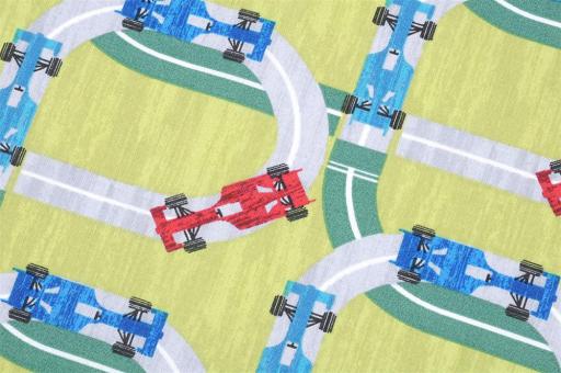 Baumwollstoff - Kart Racing 