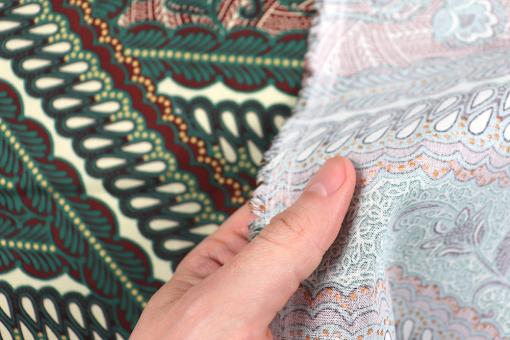 African Waxprint Style - Grün 