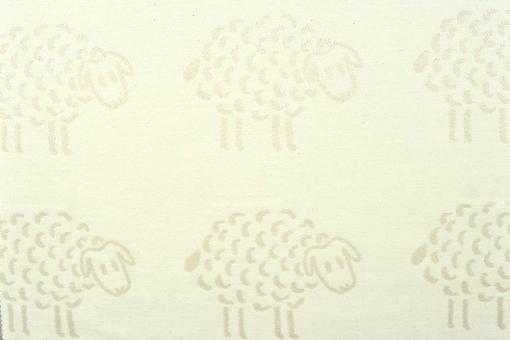 Wende-Jacquardstoff - Cosy Sheep - Beige/Creme 