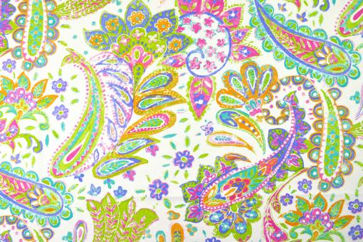 Dekostoff premium - Dolce - Paisley-Blüten 