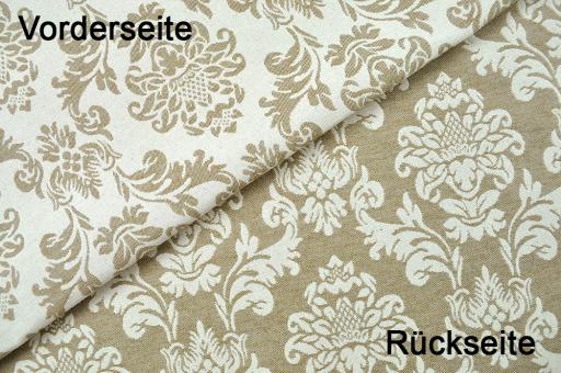 Deko-Stoff Wende-Jacquard - Barock - Beige 