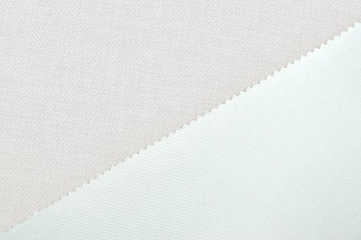 Blackout-Stoff Leinenoptik - 100 Prozent Weiß