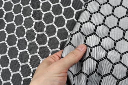 Jacquard Deluxe - Honeycomb - Anthrazit/Lichtgrau 