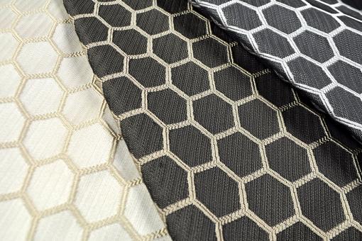 Jacquard Deluxe - Honeycomb - Anthrazit/Beige 