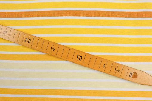 Jacquard-Dekostoff - 280 cm - Sonnige Streifen 