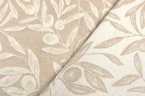 Beschichteter Baumwoll-Jacquard beidseitig - Olive 