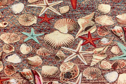 Gobelin-Stoff mit maritimem Design 