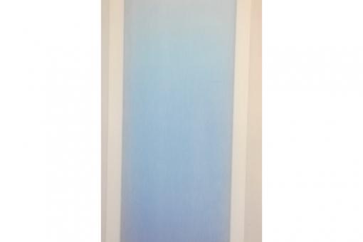 Voile Helsinki - 300 cm - Bleiband - Weiß transparent 