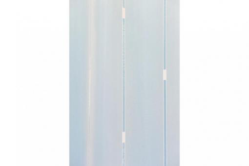 Voile Malmo - 300 cm - Bleiband - Weiß transparent - 2,0 Meter 