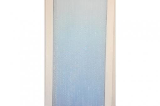 Gardinenstoff Saturn - 260 cm - Bleiband - Weiß transparent - 1,0 Meter 