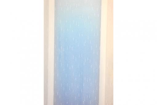 Gardine Viborg - 280 cm - Bleiband - Weiß transparent - 1,0 Meter 