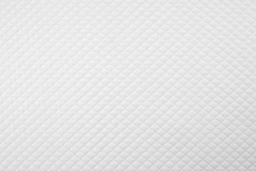 Wärmevorhangstoff Rauten-Steppung - 150 cm - Weiß 